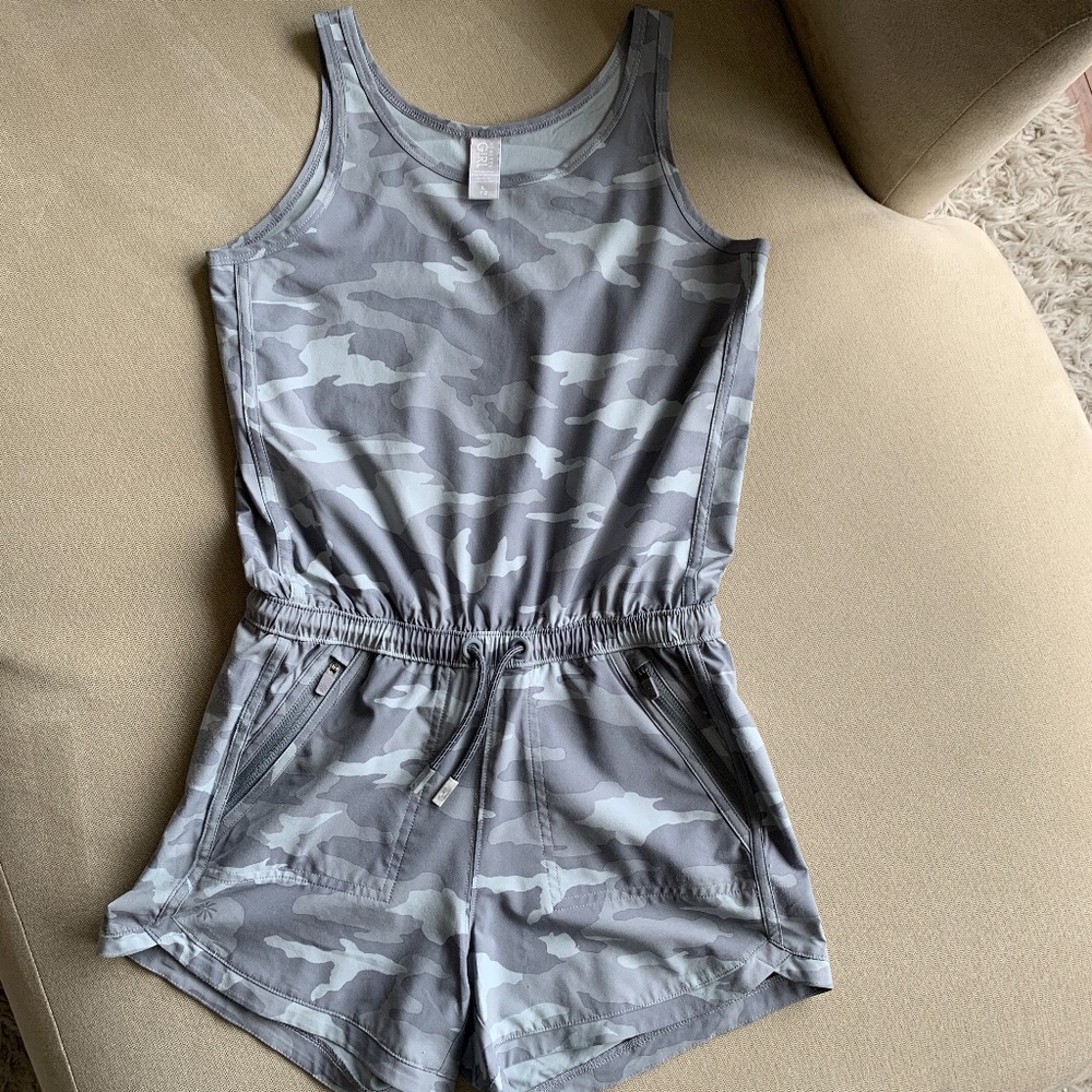 Athlete Girl On The Go Romper w UPF50